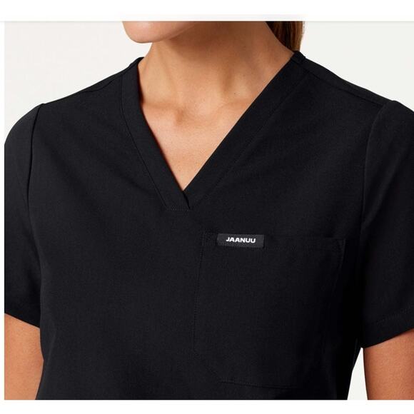 Womens Jaanuu Rhena Essential 1-Pocket Scrub Top Size XL - Picture 1 of 5